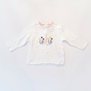 Carrement Beau 12M Long Sleeve Bunny Top